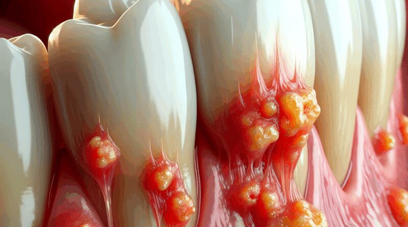 Zahnfleisch entzündet mit Eiter – Ursachen, Risiken und Therapie - Bild